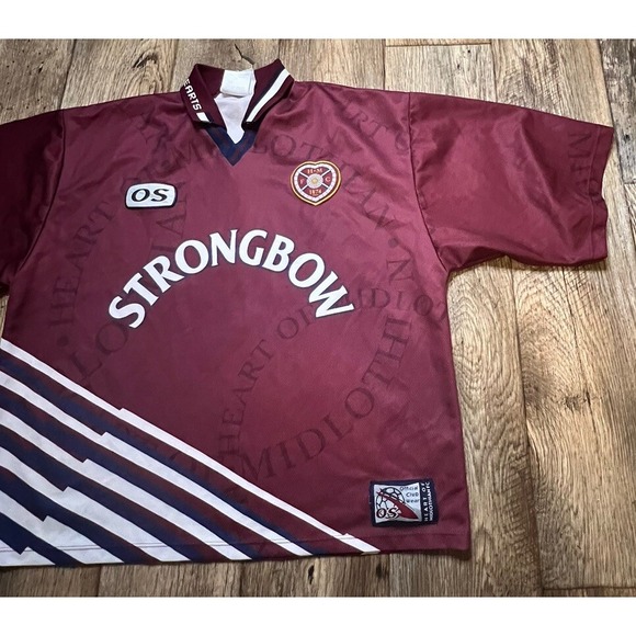 Vtg? Heart Of Midlothian Football Jersey Shirt XL *SHORT* - Picture 2 of 7